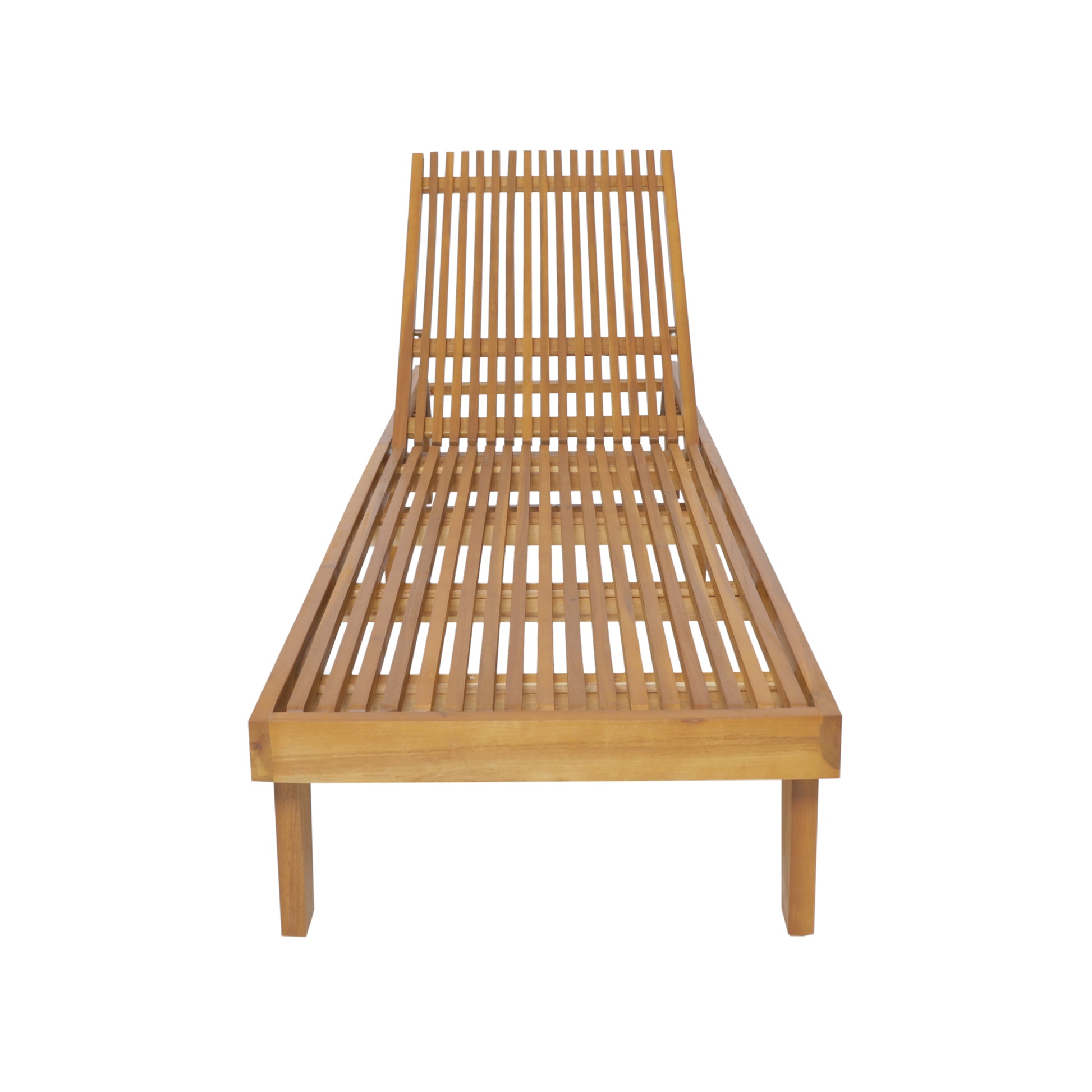 Nadine Chaise Lounge Teak Acacia Wood