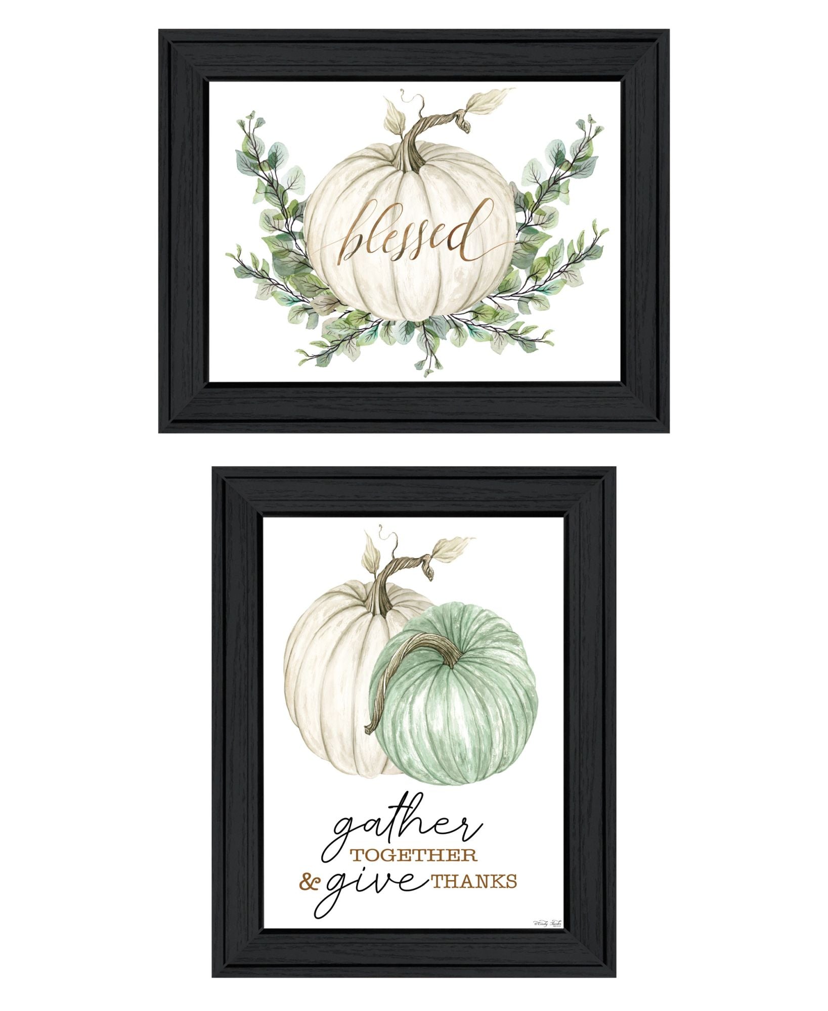 "Gather & Give" Framed Wall Art For Living Room, Wall Art Print For Home Decor, Bedroom Wall Art By Cindy Jacobs Multicolor Wood Paper