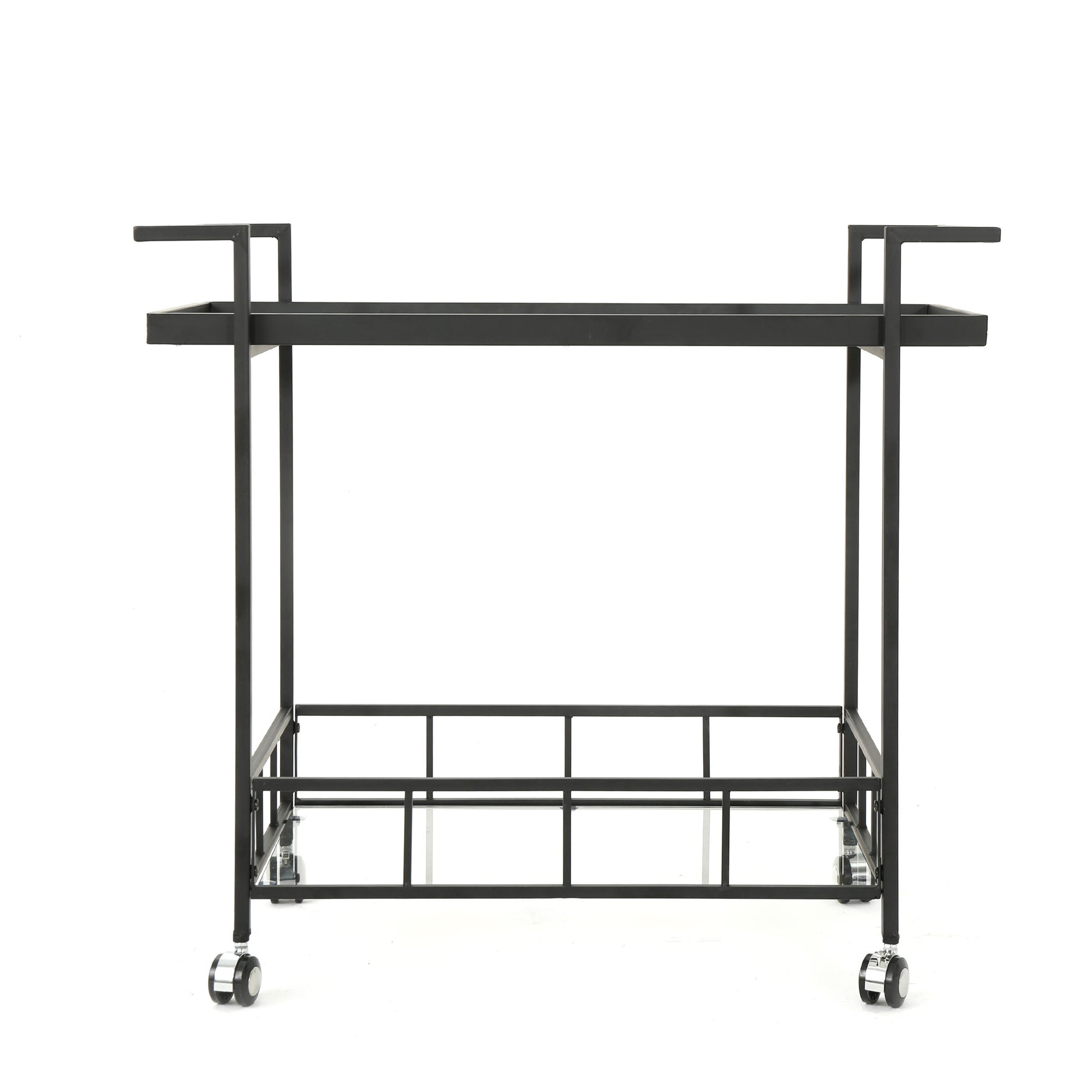 Bar Cart Black Iron