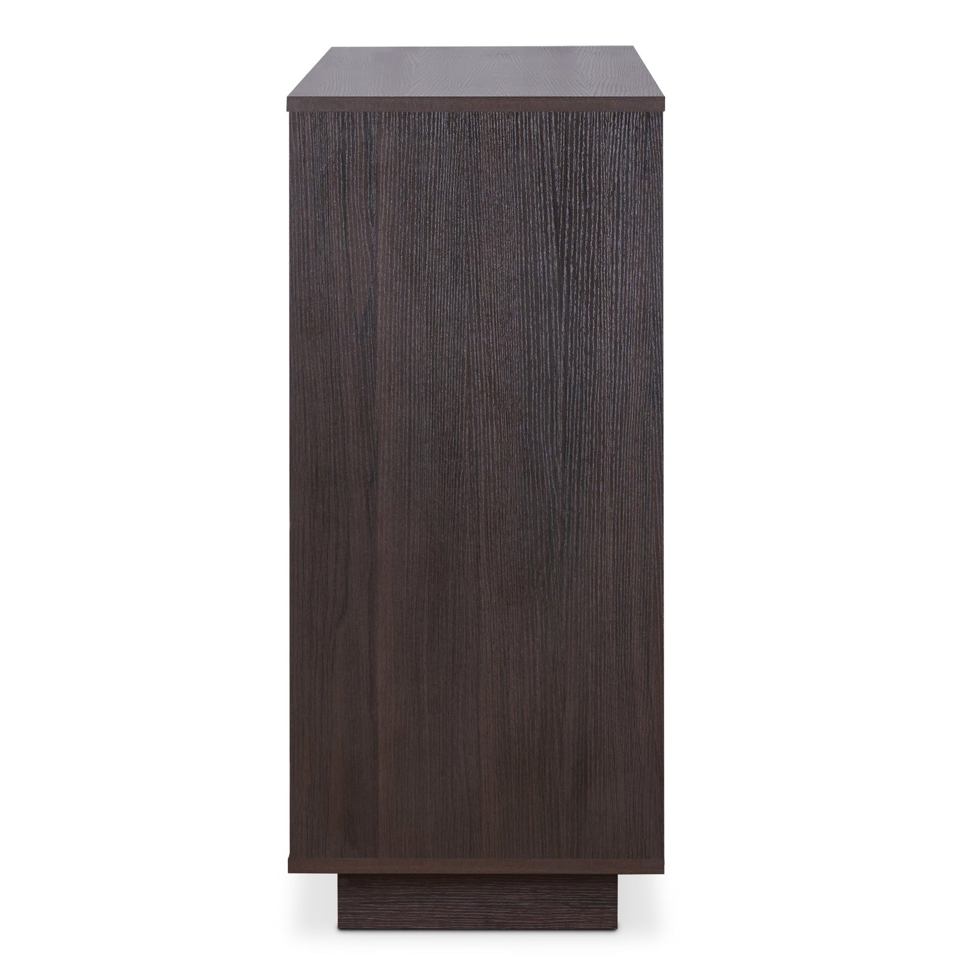 Espresso 2 Door Wine Cabinet Espresso Kitchen Modern Mdf