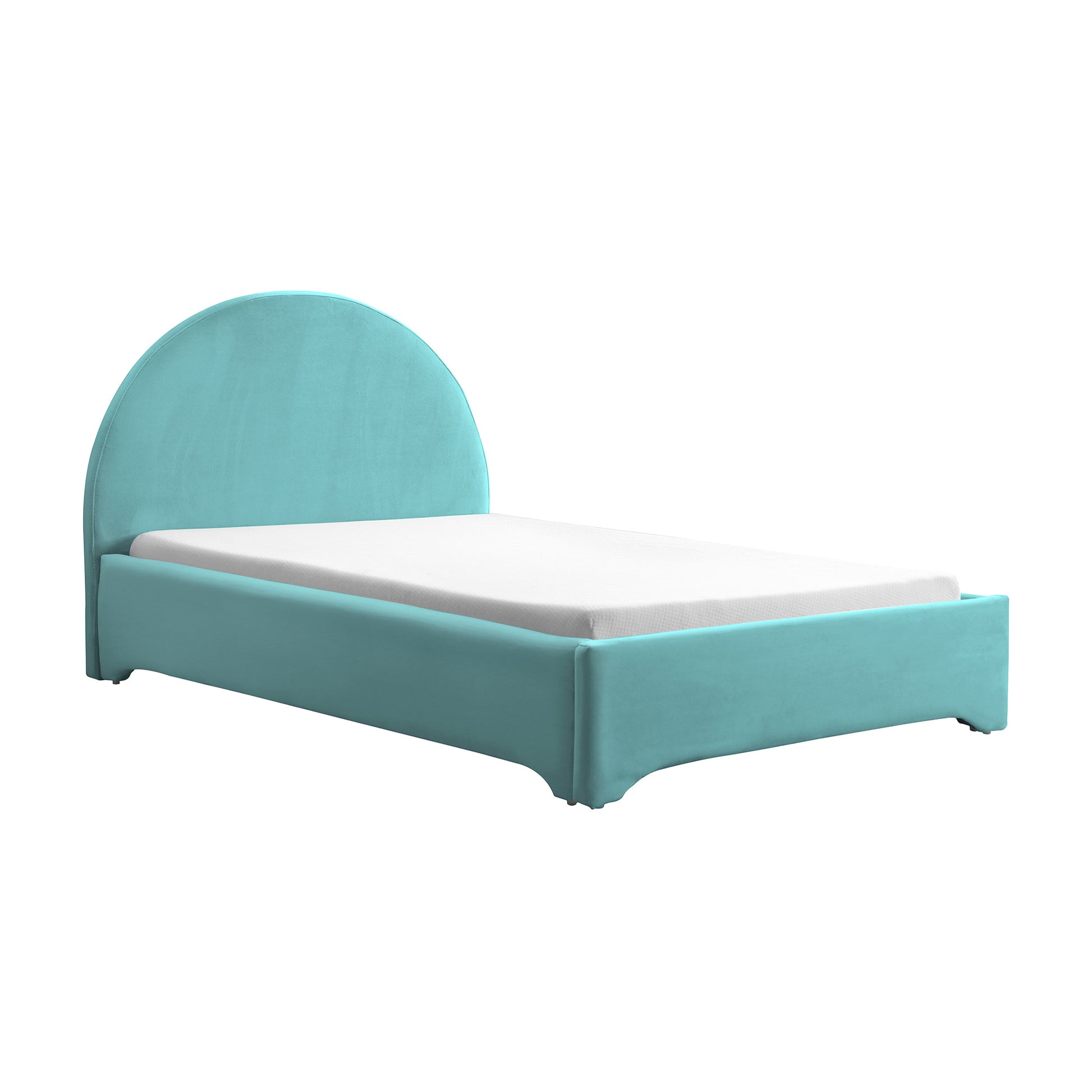 Uma Toddler Bed In Sea Foam Seafoam Fabric