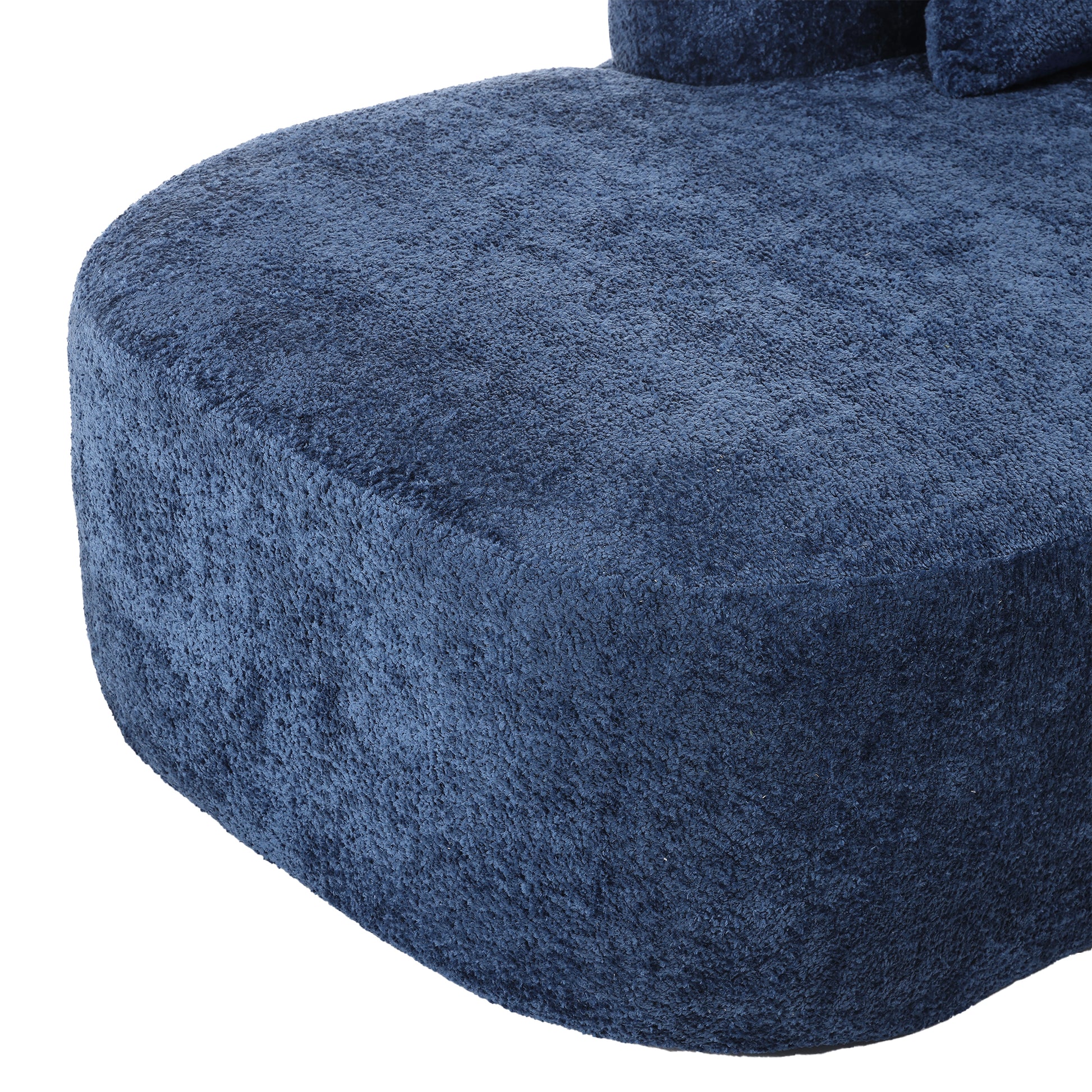 Coolmore Boucle Sofa 3 Seater For Living Room Oversized Comfy Sofa L Shape Sofa Couch With Chaise Home Furniture Sleeper Sectional Sofa For Apartment, Office Left Hand Facing Blue Blue Primary Living Space Foam Boucle 3 Seat