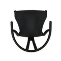 Plastic Dining Chair Set Of 2 Black Polypropylene