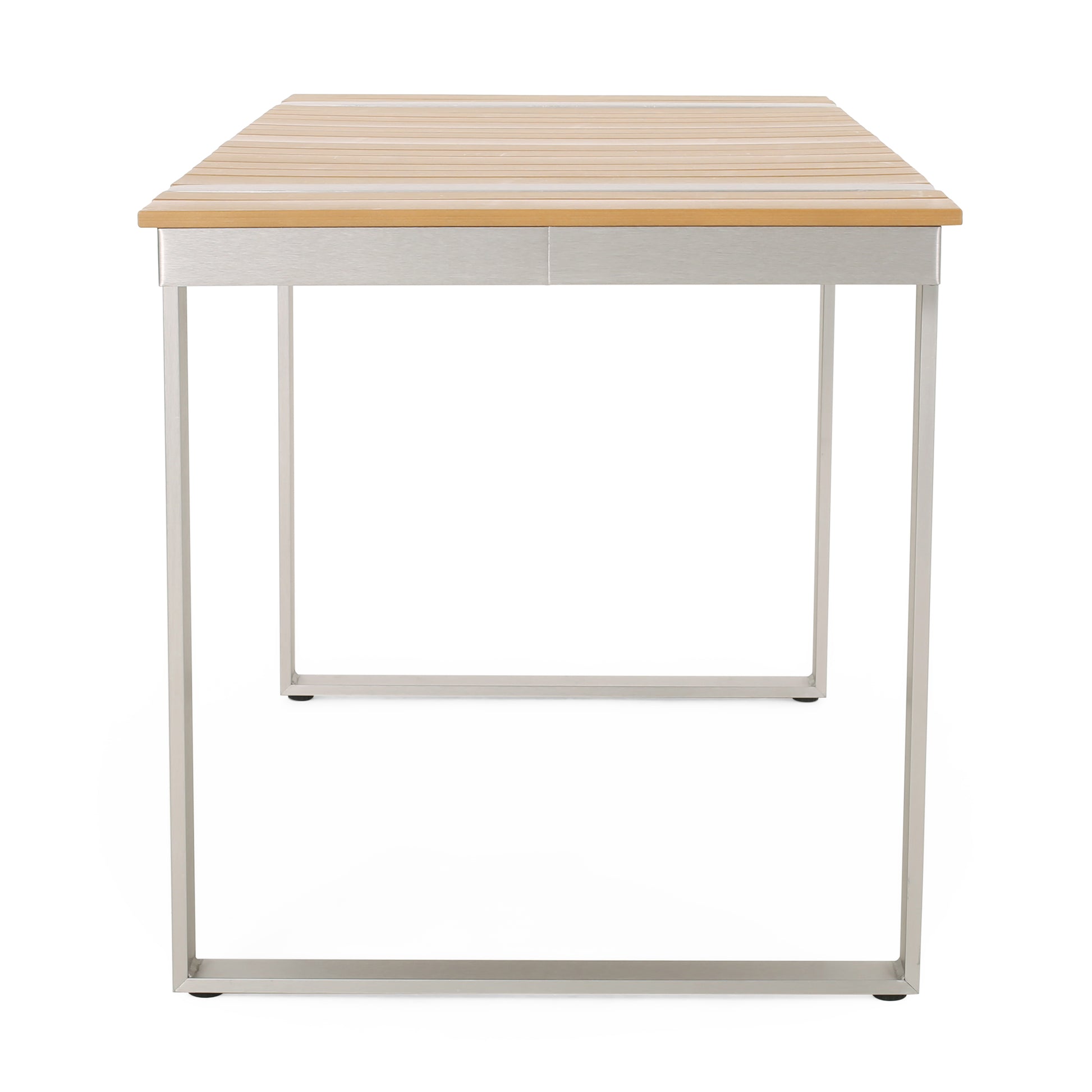 Dining Table, Silver Natural Natural Wood