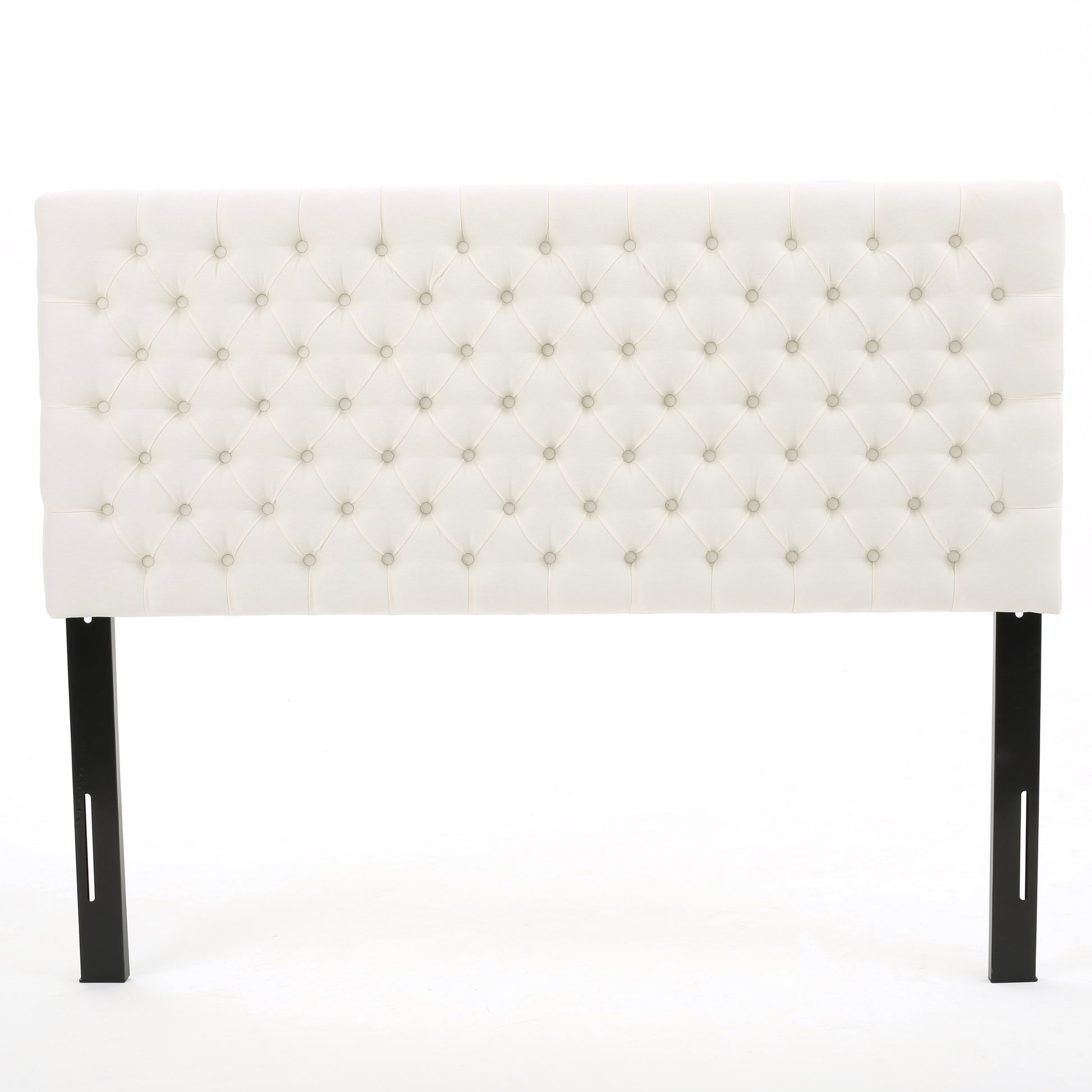 Bierman Headboard Queen Ivory Fabric