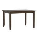 Velvety Brown 5 Piece Dining Table Set Brown Engineered Wood