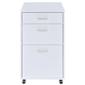 White High Gloss File Cabinet With 3 Drawers Filing Cabinets 3 4 Drawers White Office Drawers Included Contemporary Wood Plastic