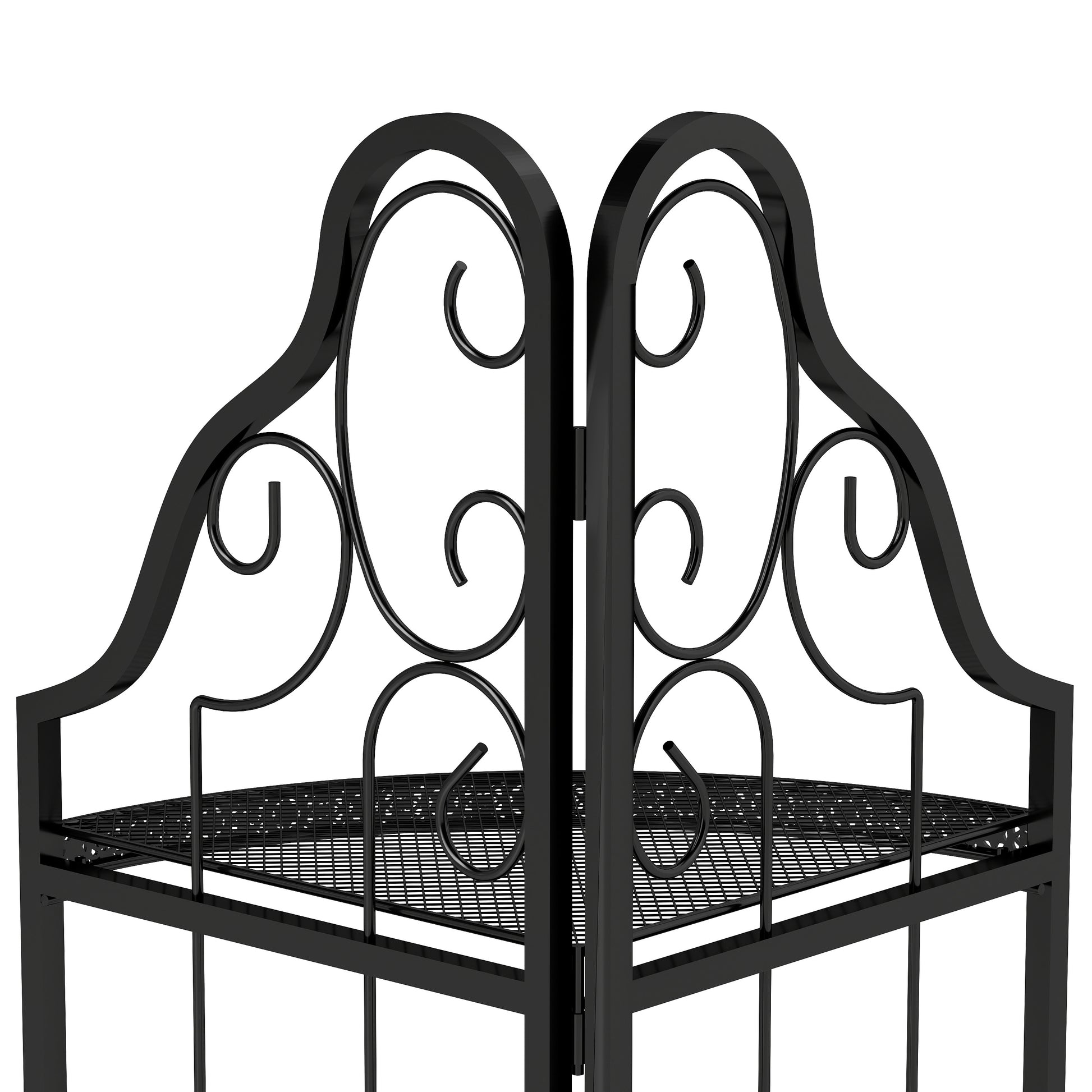 3 Tier Corner Open Shelf,Bookcase Freestanding Shelving Unit,Plant Stand Small Bookshelf For Living Room, Home Office, Kitchen, Small Space Black Corner Office American Design,Rustic Iron