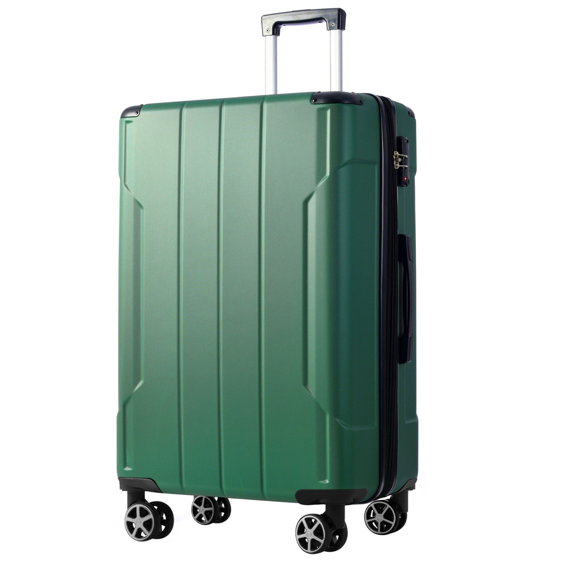 Luggage Sets 2 Piece, Hardshell Abs Lightweight And Expandable Only 28" Suitcases With Double Wheels, Carry On Luggage, 2 Piece Set 20 28 , Green Green Abs