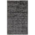 Arlo 2 X 3 Area Rug, Charcoal Gray Viscose, Handcrafted, Non Reversible Gray Viscose