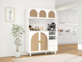 Accent Storage Cabinet, Suitable For Living Room, Bedroom, Dining Room, Study White Mdf