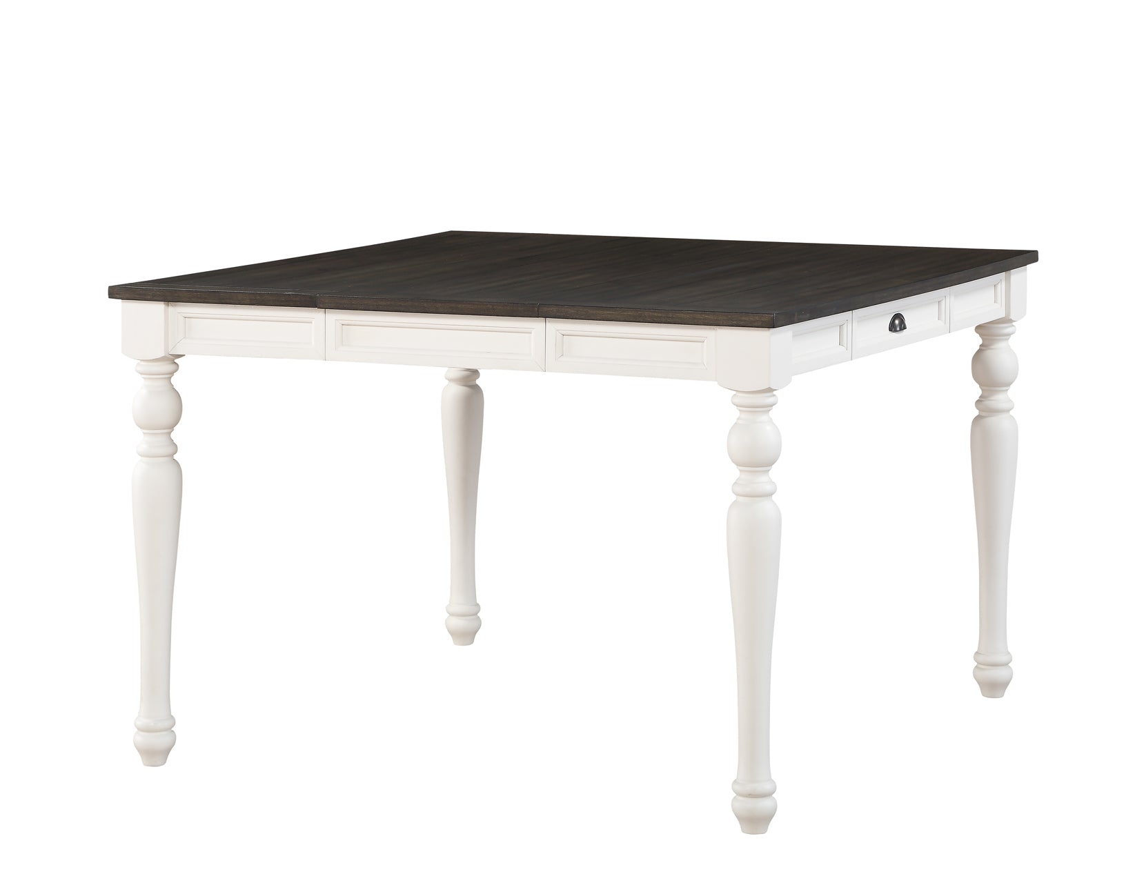 Joanna Counter Table Two Tone White Wood