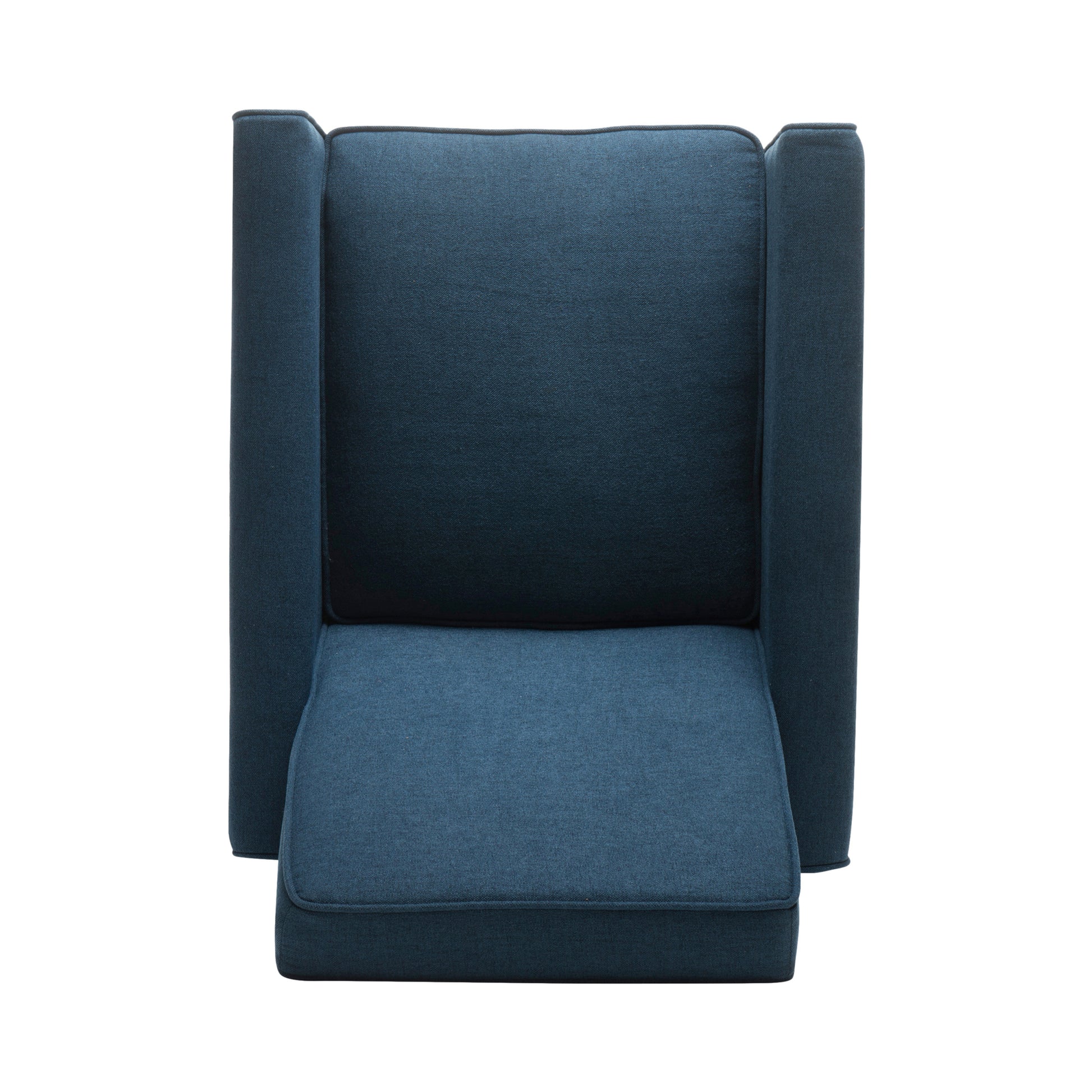 Navy Blue Fabric Push Back Chair For Elegant Home D Cor Navy Blue Fabric