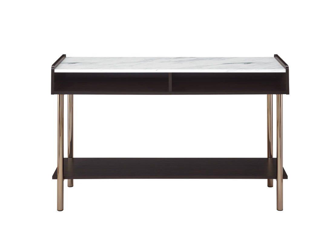 Carrie Sofa Table Brown Brown Wood