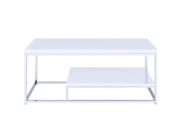 Lucia Cocktail Table White White Iron