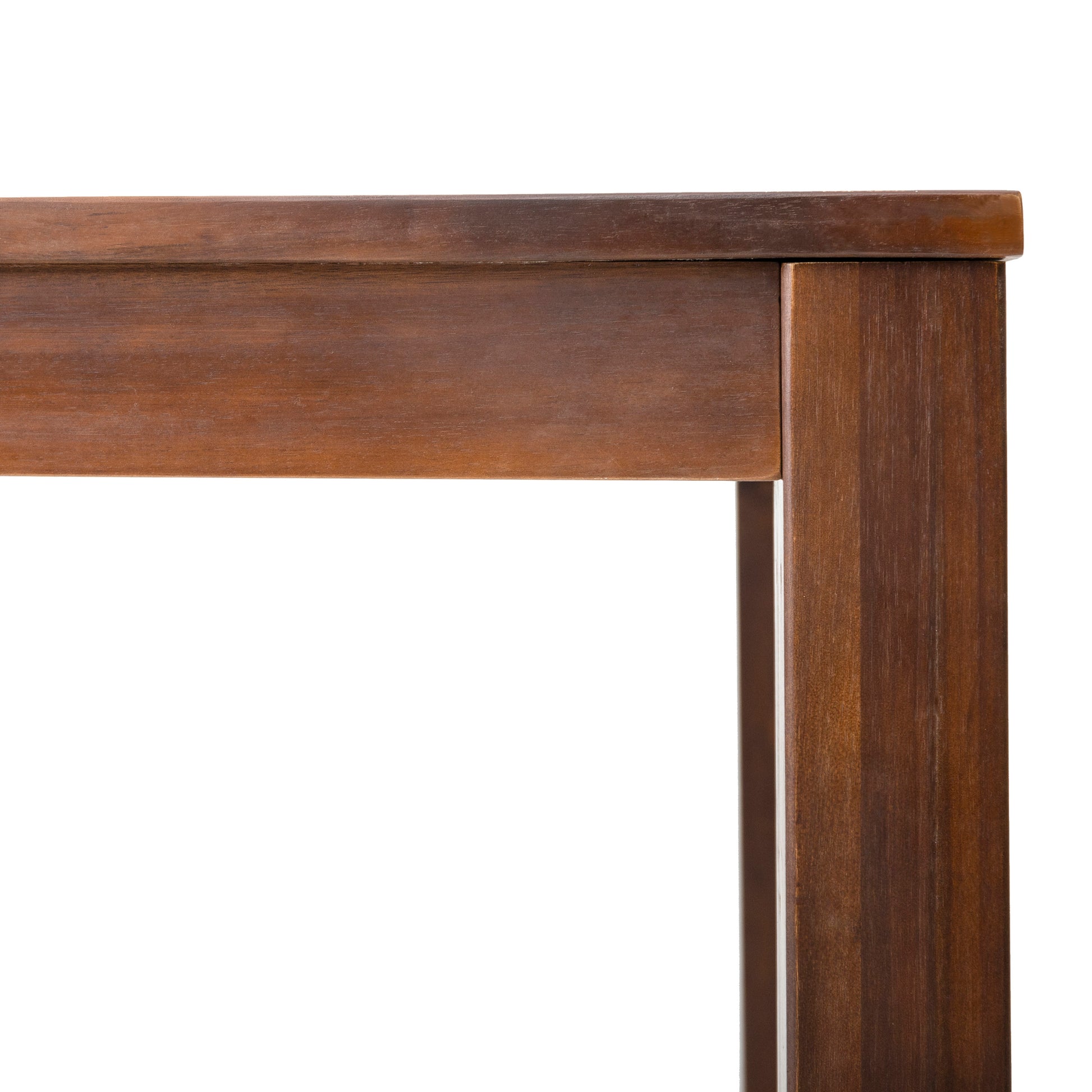 Manila 69'' Table Dark Brown Garden & Outdoor Wood