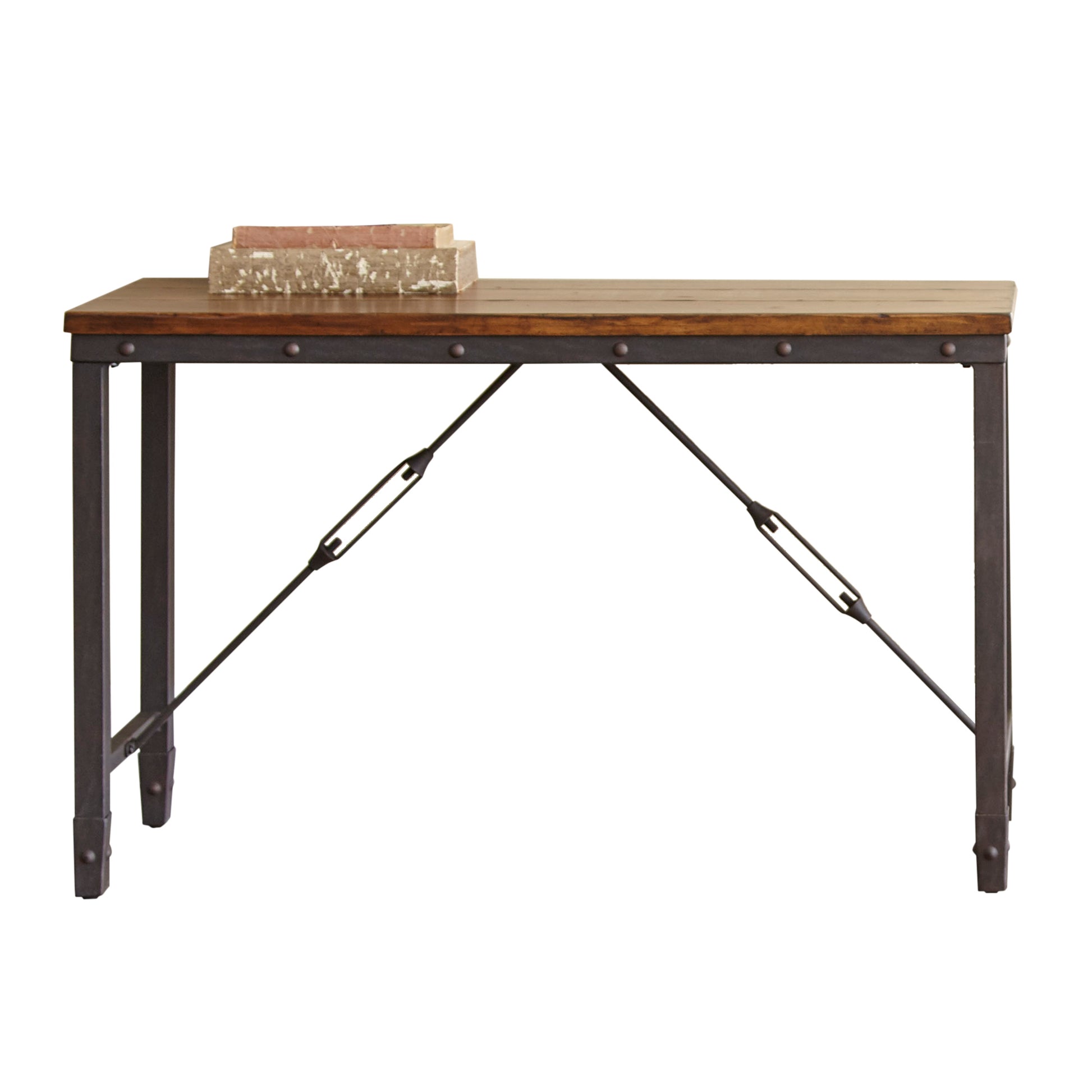 Ashford Sofa Table Brown Brown Iron