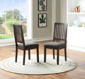 Yorktown 5 Piece Dining Set Dark Brown Dark Brown Wood