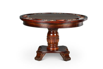 Tournament Dining And Game Table Dark Brown Dark Brown 39 Inches Or Less Wood