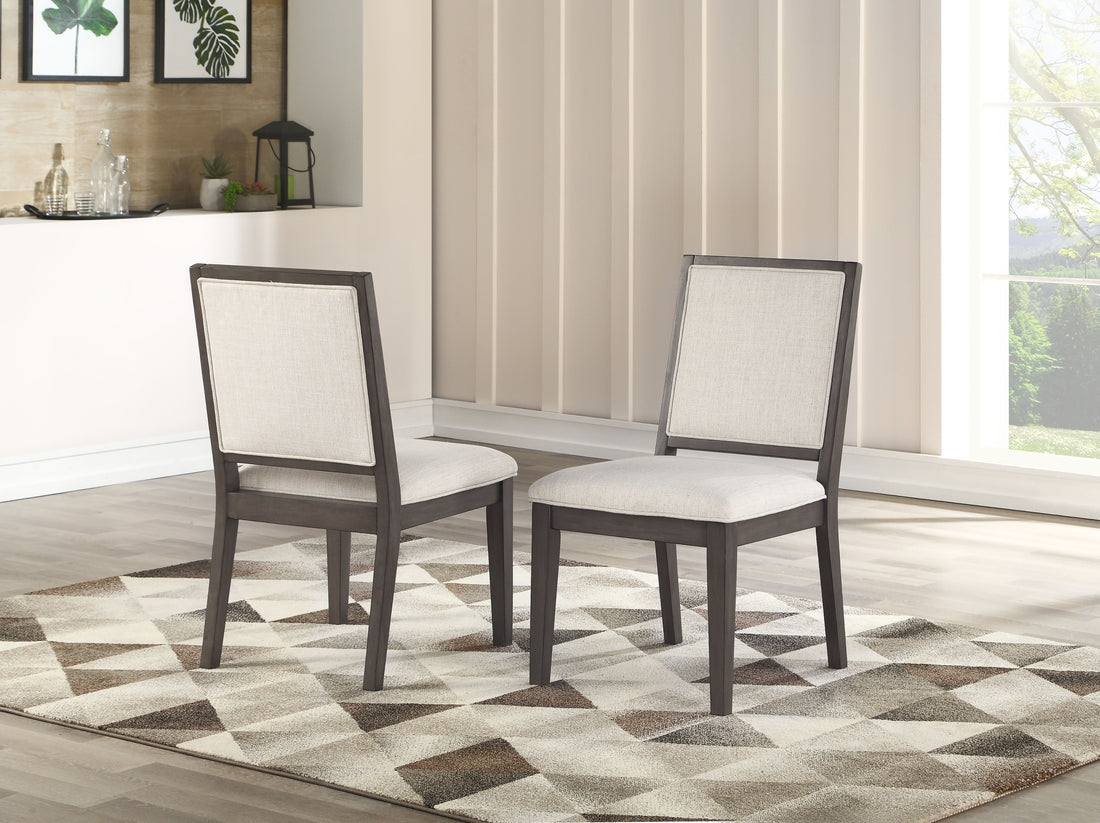 Mila Side Chair Set Of 2 White White Wood