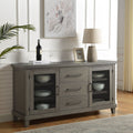 Mila Server Dark Gray - Dark Gray Wood