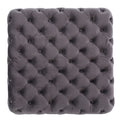 Ottoman Grey Velvet