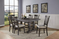 Napa Dining Table Brown Dark Brown Wood