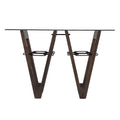 Garrinston Reclaimed Wood Console Table Brown Pine