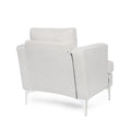 Club Chair Beige Fabric