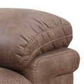 Anastasia Glider Recliner Brown Brown Fabric