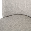 Dining Chair Mp2 Set Of 2 Light Grey Fabric