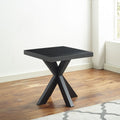 Harris End Table Black Black Wood