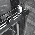 Top Rail Only, Stainless Steel Top Track With Buffer For Shower Door, 24D02P02 T60Chx Chrome Stainless Steel