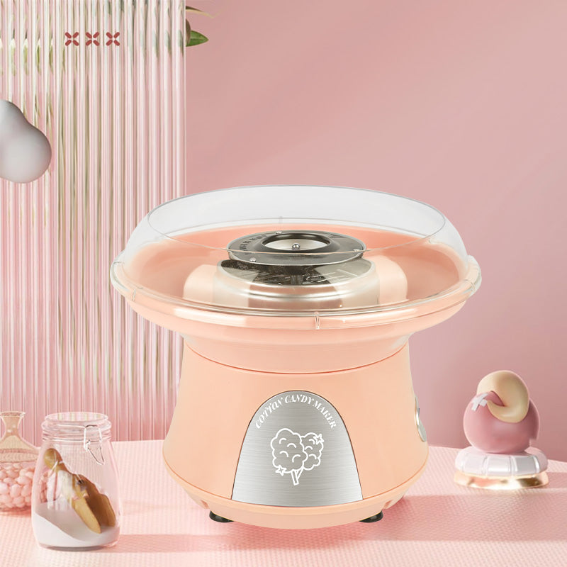 Cotton Candy Machine, Mini Cotton Candy Maker For Kids, Vintage Candy Maker For Christmas Gift, Home, Birthday Family Party Orange Plastic