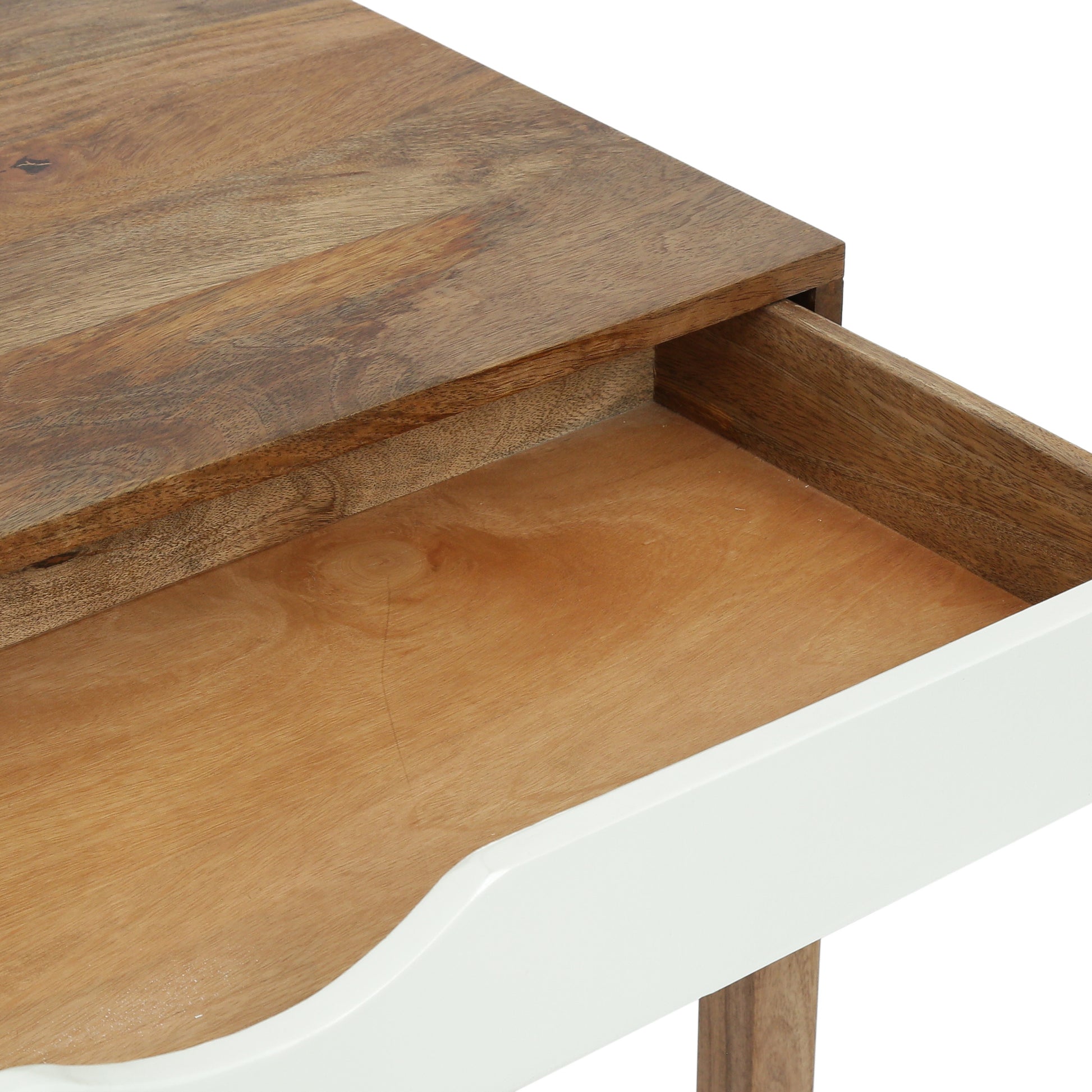 Desk Natural Solid Wood Mdf