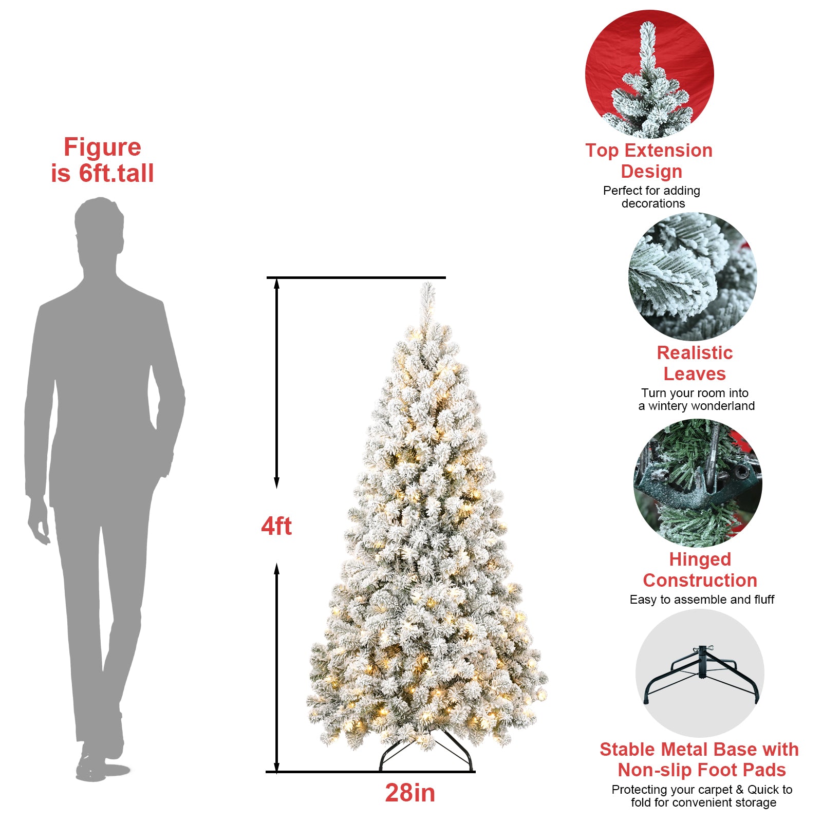 7Ft Pvc Memory Wire Christmas Tree With Light Green,White Polyethylene