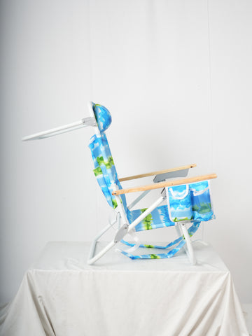 2Pcs Backpack Beach Chairs Backpack Beach Chairs For Adults 5 Position Chair With Pouch Folding Lightweight Positions Back Pack 13 Inch High Alabaster Aluminium