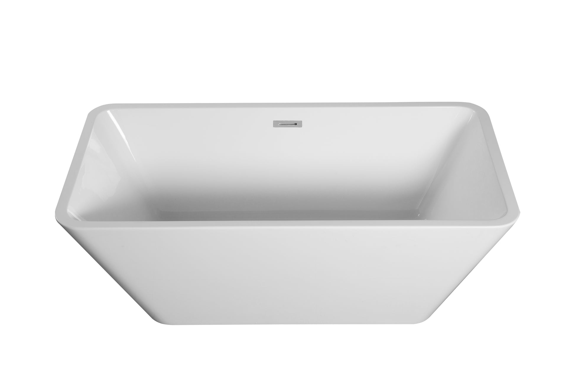 67" X 30" Acrylic Rectangular Freestanding Bathtub, Contemporary Soaking White Tub With Brushed Nickel Overflow And Pop Up Drain, Cupc Certified, Glossy White Yy032 168 66 W S Gloss White Rectangle