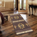 Tribes Gc Yls4005 Brown 2 Ft. 7 In. X 7 Ft. 3 In. Southwest Area Rug Brown Polypropylene