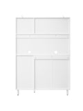 Accent Storage Cabinet, Suitable For Living Room, Bedroom, Dining Room, Study White Mdf