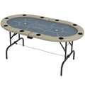 Soozier Poker Table Foldable, 70