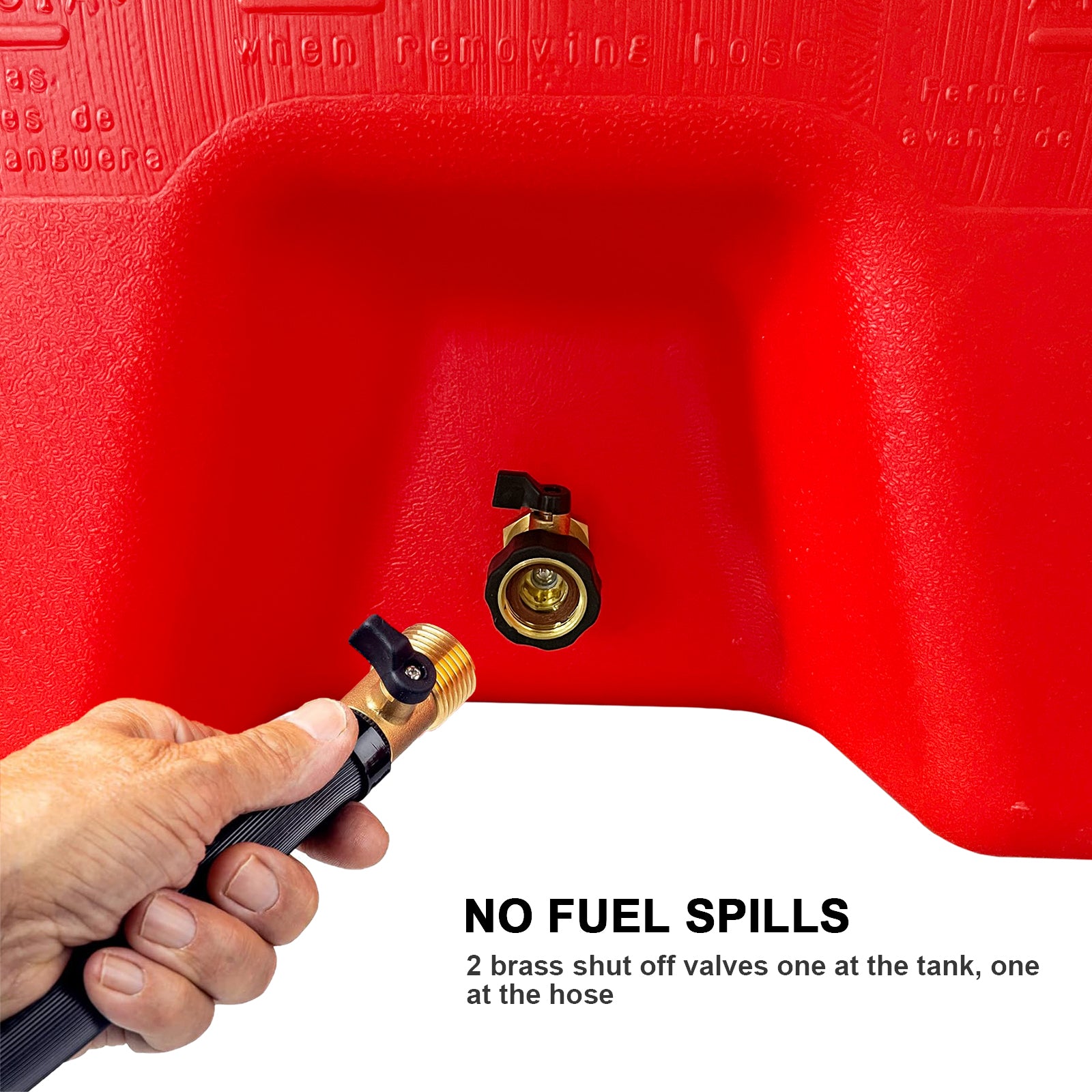 15 Gallon 57 L Gas Caddy With Wheels, Fuel Transfer Tank Gasoline Diesel Can,Fuel Storage Tank For Automobiles Atv Car Mowers Tractors Boat Motorcycle Red Red Hdpe