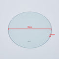 Tempered Clear Glass Top,50Cm Clear Glass