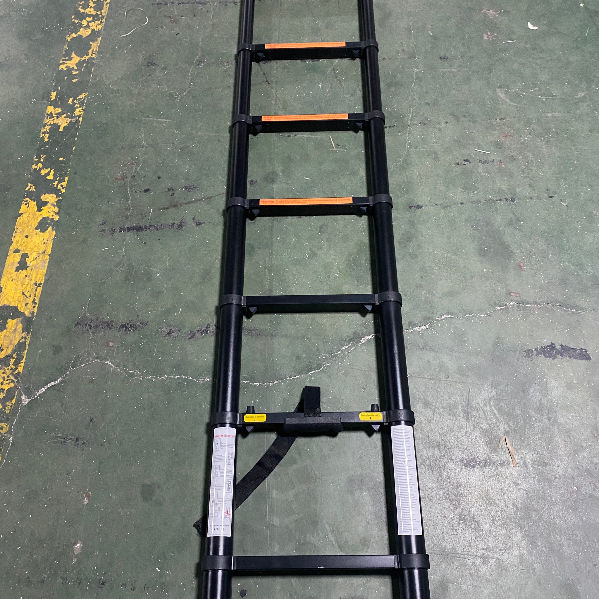 Ladder For Lightweight Roof Top Tent Ladder Only Black Aluminium