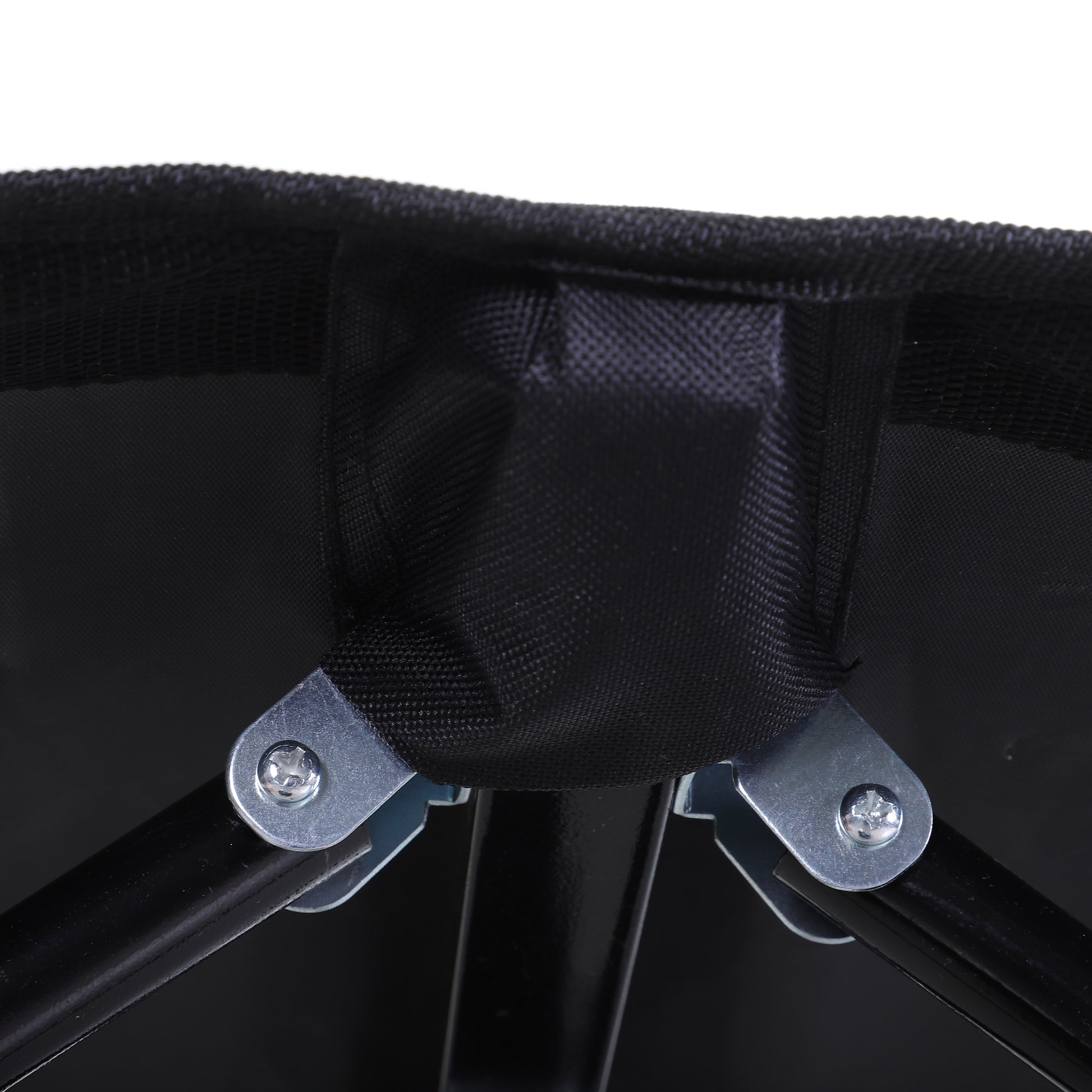 Outsunny 2 Person Folding Camping Cot For Adults, 50" Extra Wide Outdoor Portable Sleeping Cot With Carry Bag, Elevated Camping Bed, Beach Hiking, Black Black Steel