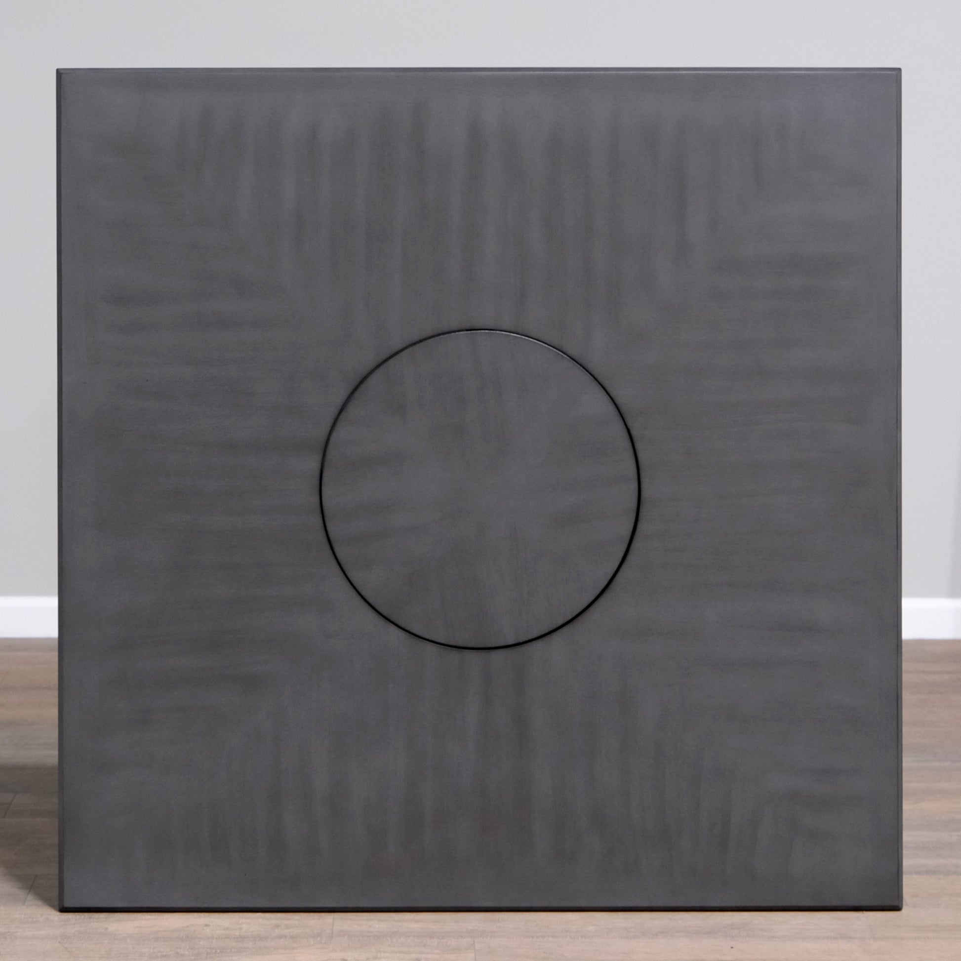 Glimm Gray Gathering Height Table Gray Engineered Wood