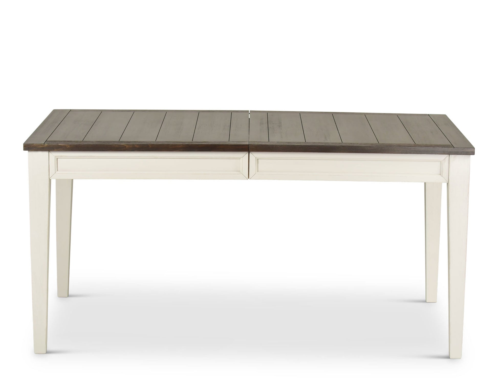 Cayla Table Dark Oak & White White Wood