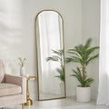 Length Mirror Antique Brass Mdf