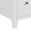 30 Inch Bathroom Vanity Cabinet With Ceramic Basin, Double Layer Drawer, Deep Drawer And Adjustable Shelf White Bathroom Solid Wood Mdf