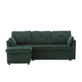 United We Win Furniture, Modular L Shaped Sofa, Modular Long Sofa With Reversible Chaise Lounge, Sofa Bed, Sleeper Sofa, Modular Sofa Combination With Storage Seats. Emerald Velvet 4 Seat